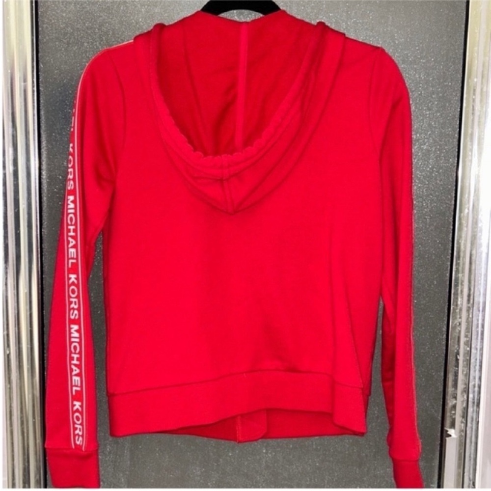 ❤️‍🔥FIRM PRICE❤️‍🔥NWOT MICHAEL KORS Logo Tape Stretch Jacket - Picture 5 of 14